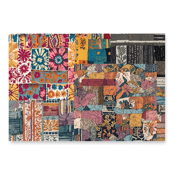 Edward Martin Mixed Media Collage Sheets No.778-Set of 3 Different Papers product image (2)