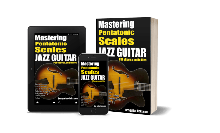 25 Pentatonic Jazz Guitar Licks - PDF Method With Audio product image (3)