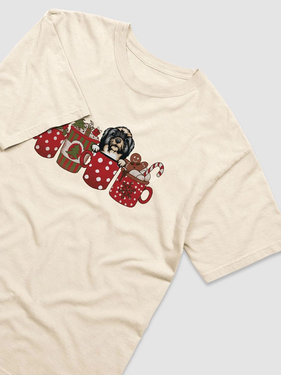 Cute Shih Tzu(2) in a Christmas Cup T-Shirt | Funny Christmas Pup in a Cup product image (16)