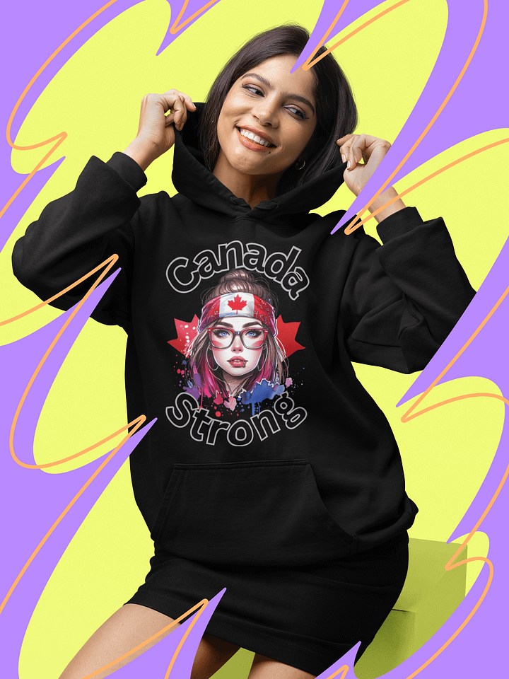 Canada Strong Illustrated Hoodie product image (1)