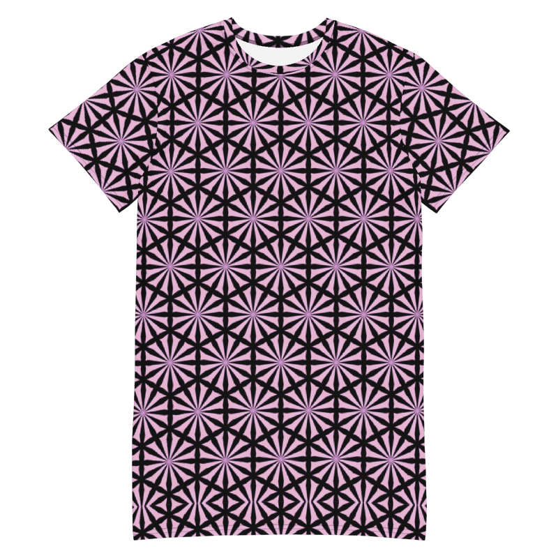 Abstract Shapes and Angles T Shirt Dress product image (9)