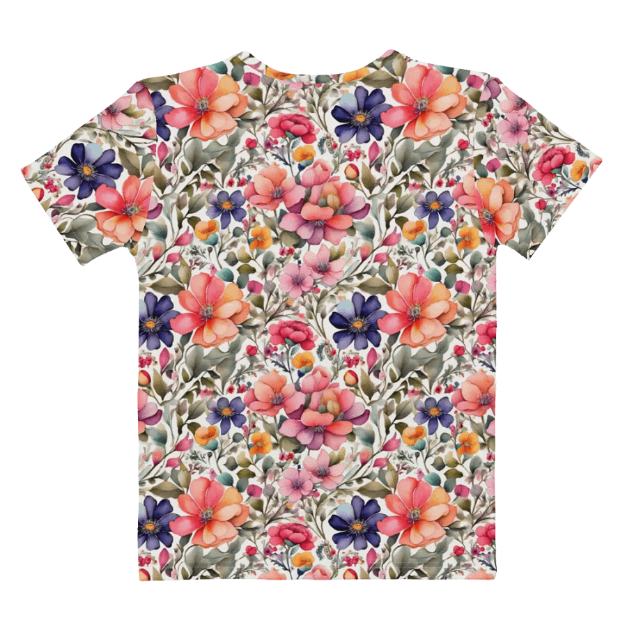Floral Pattern All Over Print T-shirt product image (9)