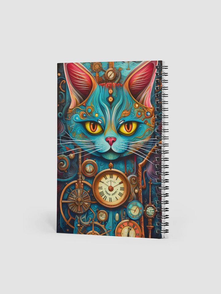 Steampunk Cat Spiral Notebook product image (2)