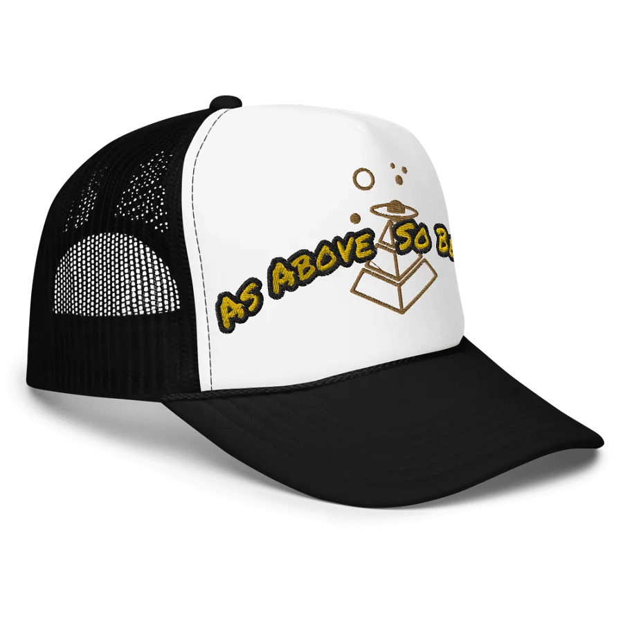 As Above So Below Foam Trucker Hat product image (3)