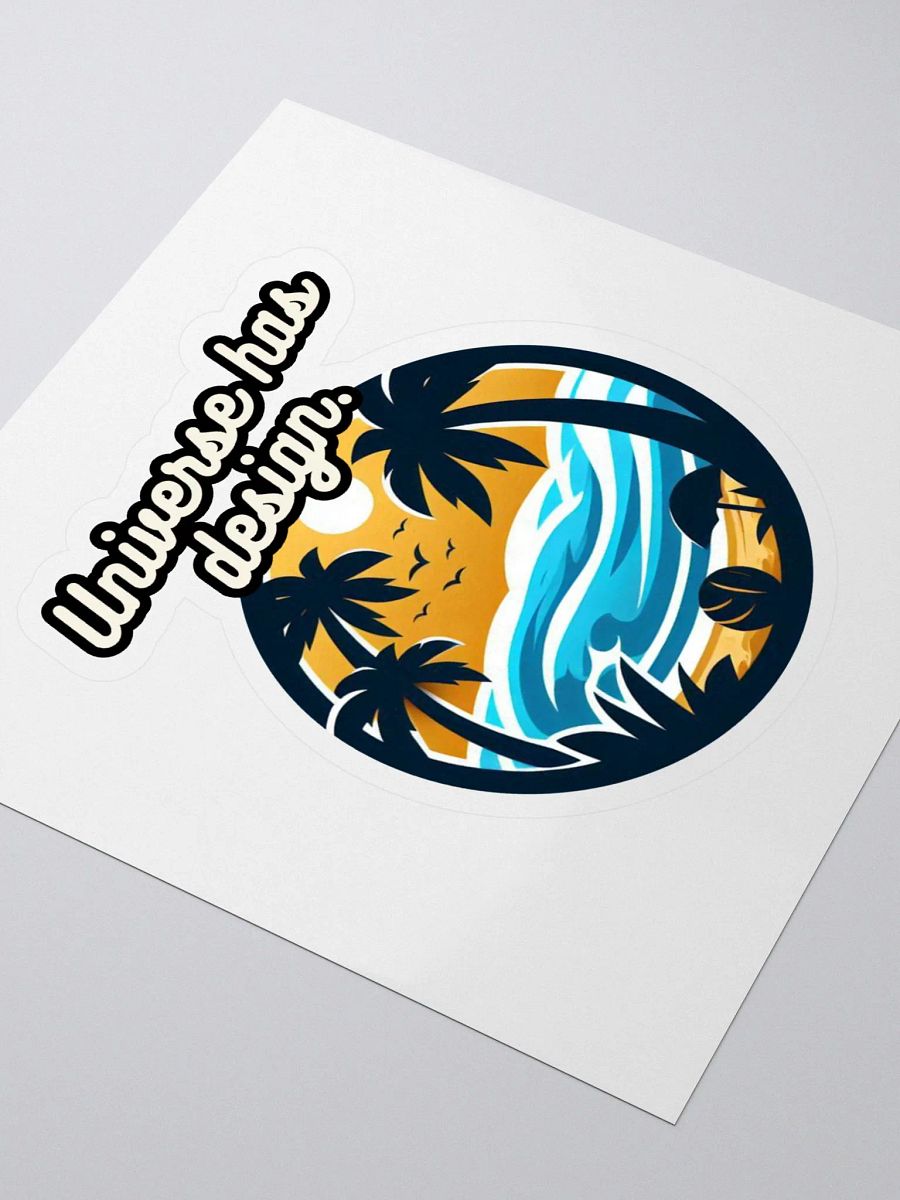 Tropical Beach Vibes Sticker Pack | motto universe has design product image (3)