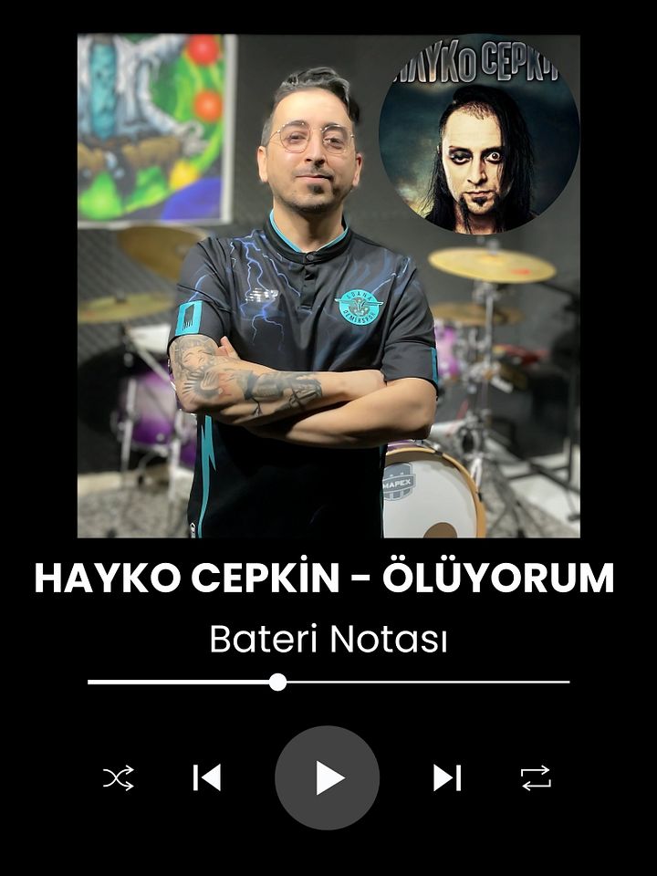 Hayko Cepkin - Ölüyorum Bateri Notası product image (1)