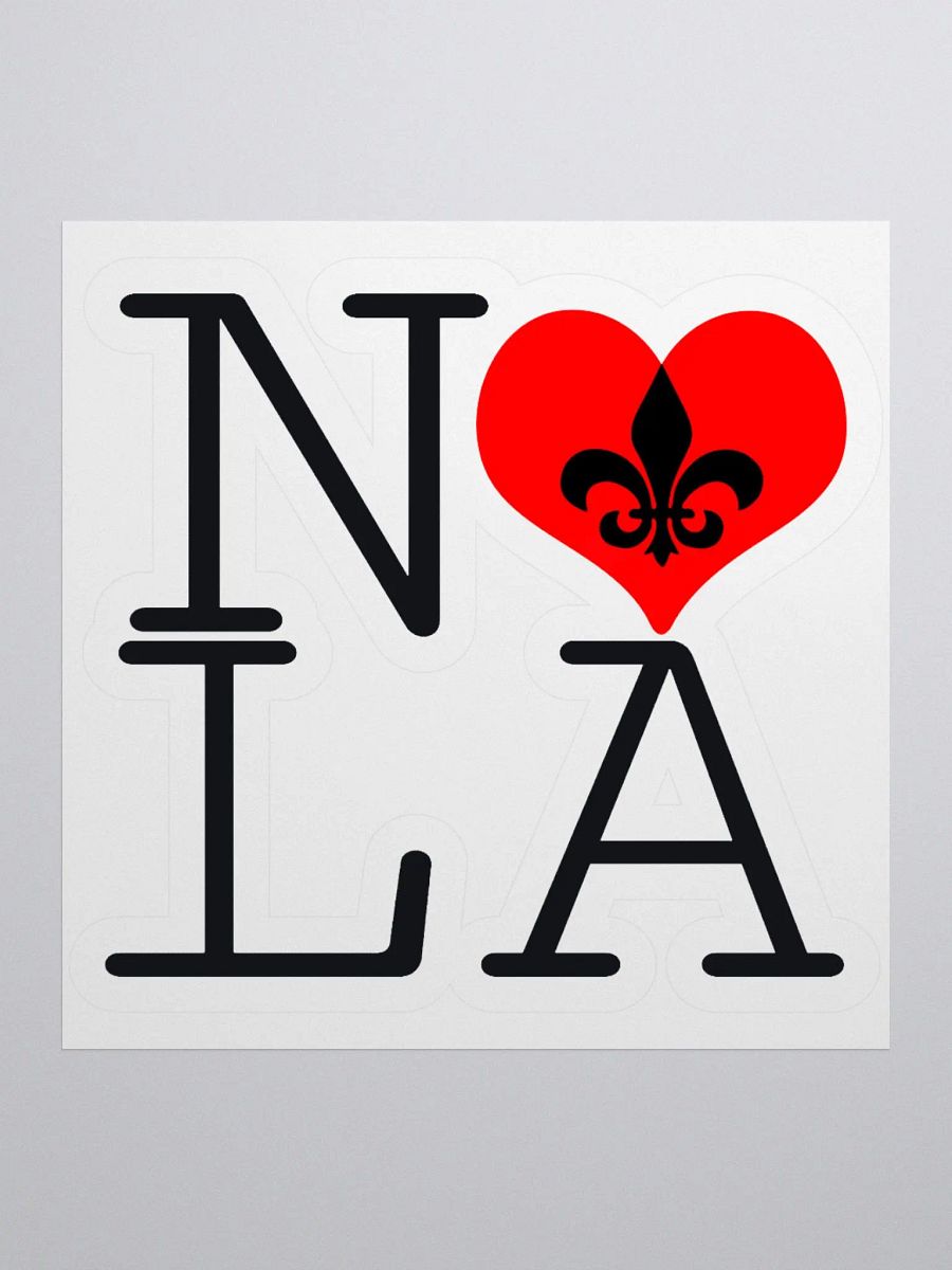 I LOVE NOLA **BIGSHOT STICKER** product image (1)