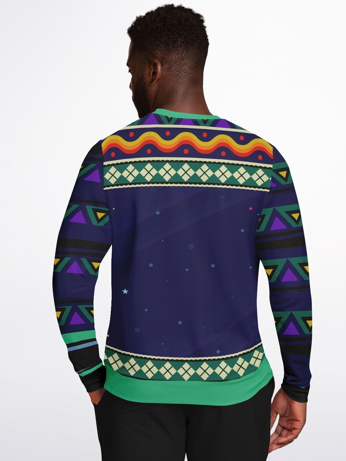 "Humans Are Gross" Alien Christmas Sweatshirt | Quirky Space-Themed Ugly Xmas Sweater | Offbeat Holiday Outfit product image (8)