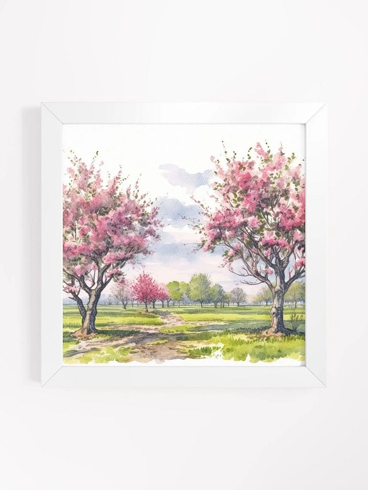 Cherry Orchard Watercolor Wall Art product image (1)