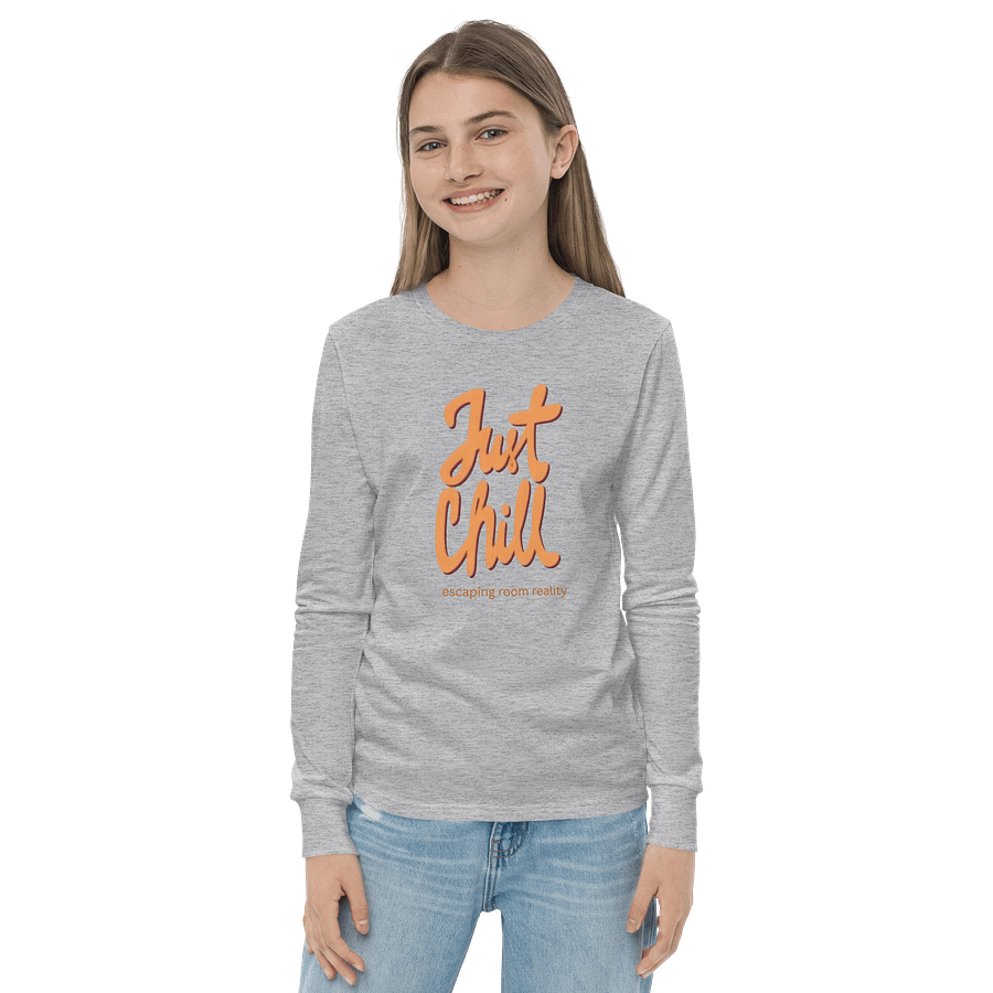 Kids Youth Long Sleeve T-Shirt Just Chill Graphic product image (2)
