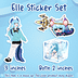 Elle Birthday Sticker Set
