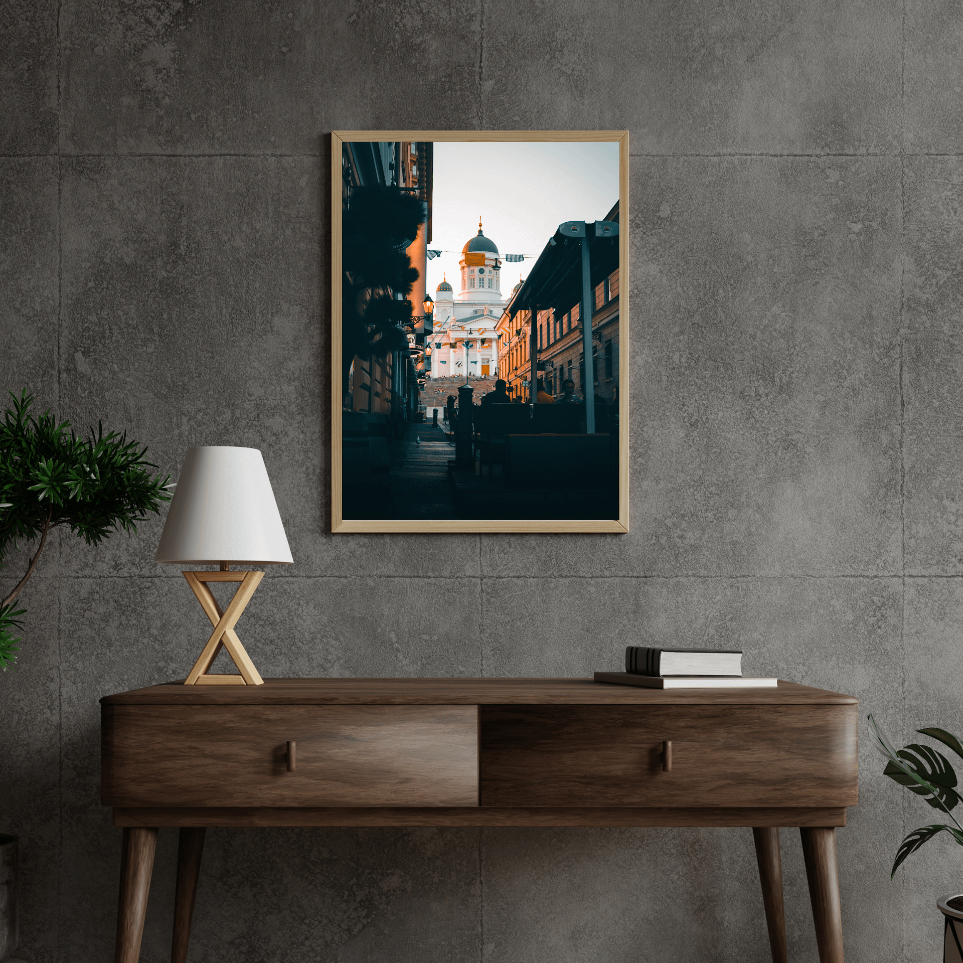 Golden Hour Grandeur: Helsinki Cathedral product image (1)