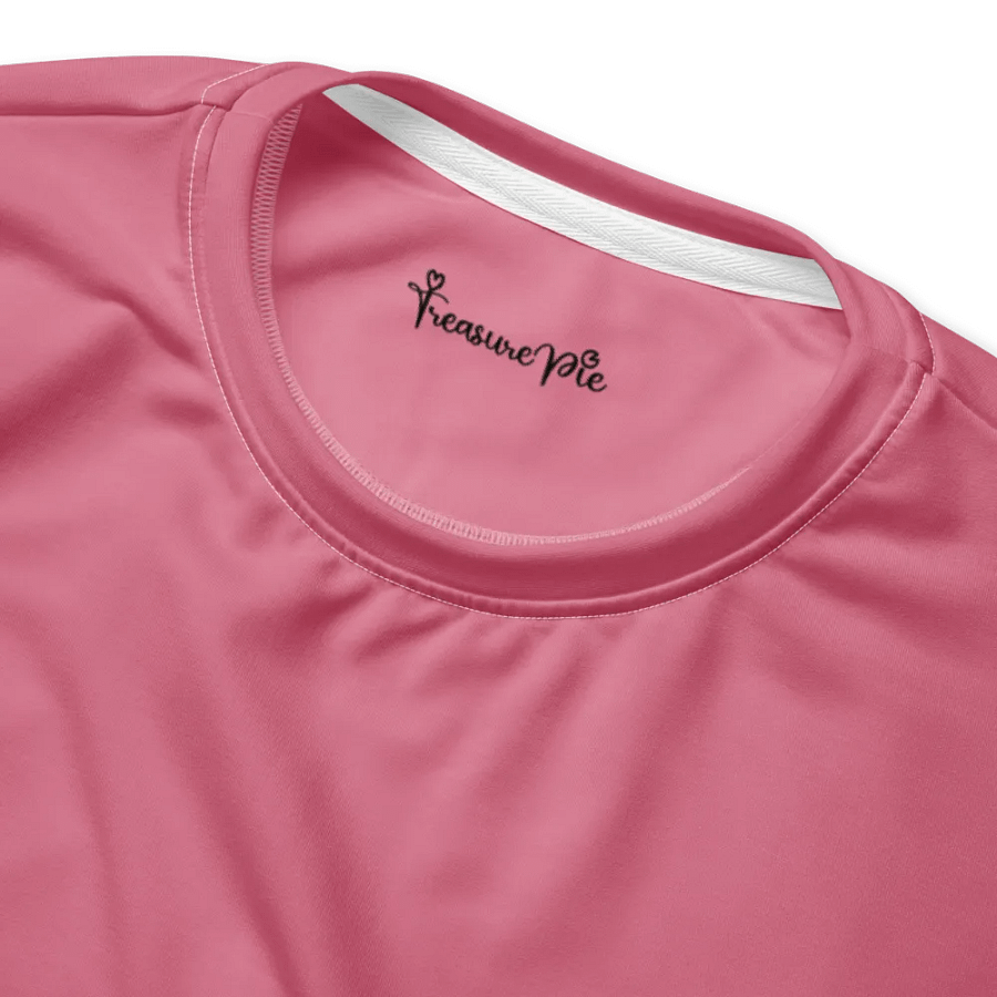 Plain Dusty Pink Light Summer Unisex Recycled Polyester Heavyweight Premium Sweatshirt by Treasure Pie product image (5)