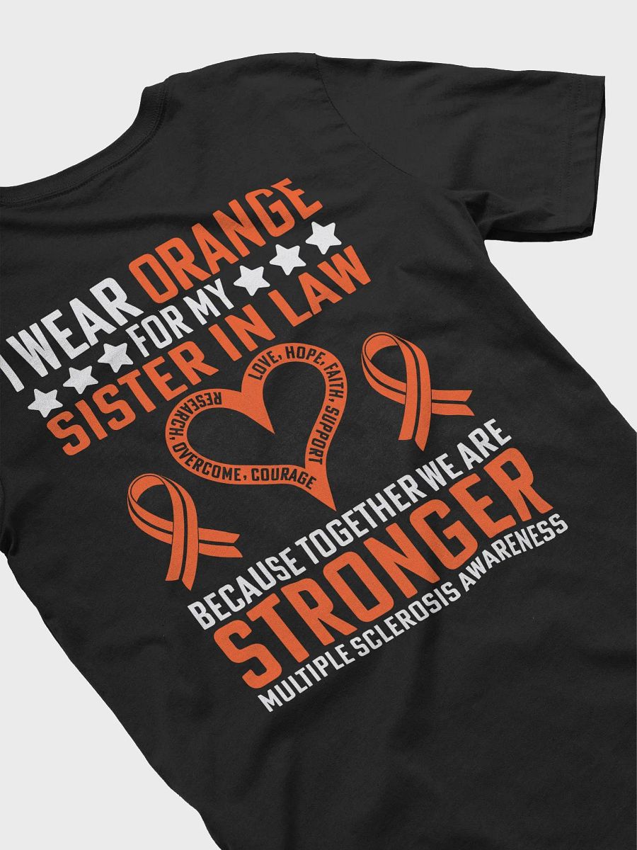 Wear Orange Sister In Law Multiple Sclerosis Awareness Tee product image (3)
