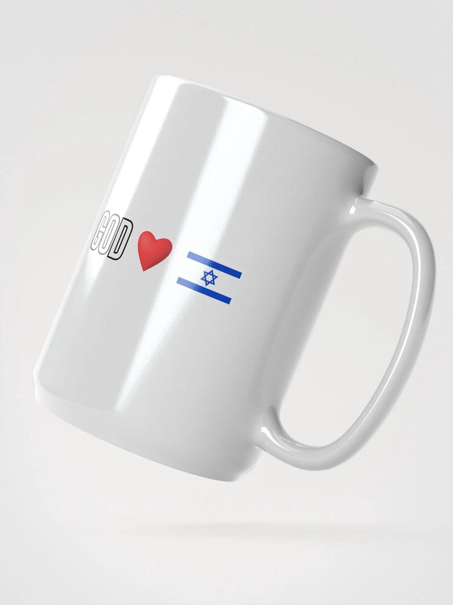 God Loves Israel White Mug product image (2)