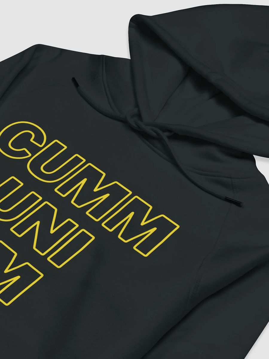 Cummunism Unisex (Eco Hoodie Yellow) - Dragos Comedy product image (4)