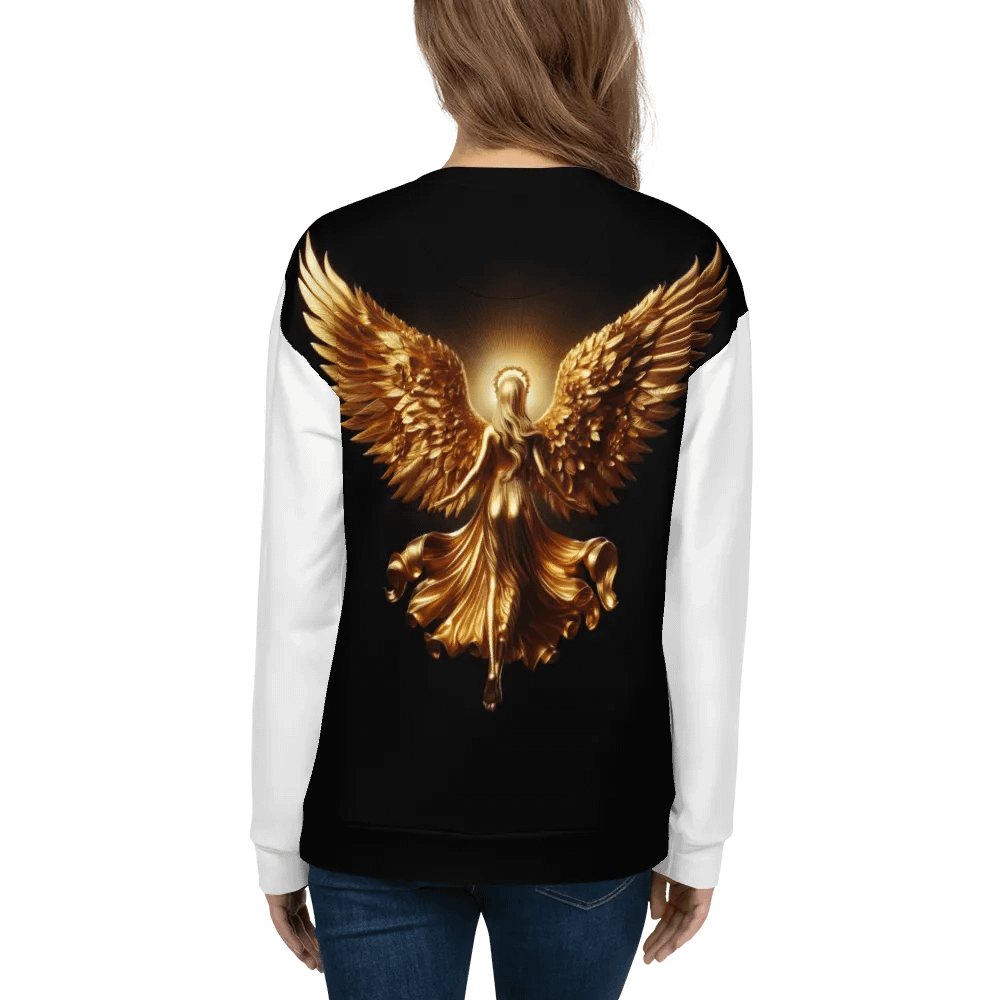 A Golden Angel and Cross - Unisex Sweatshirt #7 product image (5)