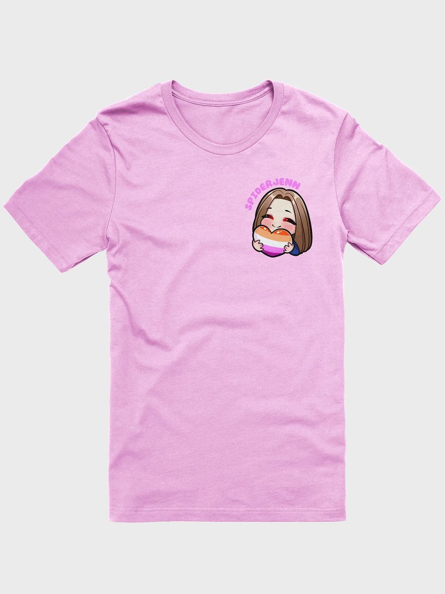 SpiderJenn Lesbian Heart Tshirt product image (6)
