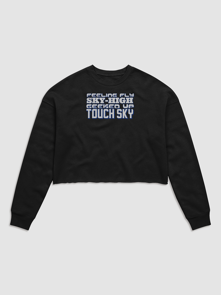 Sky-High Dreams Crop Sweatshirt Geeked product image (1)