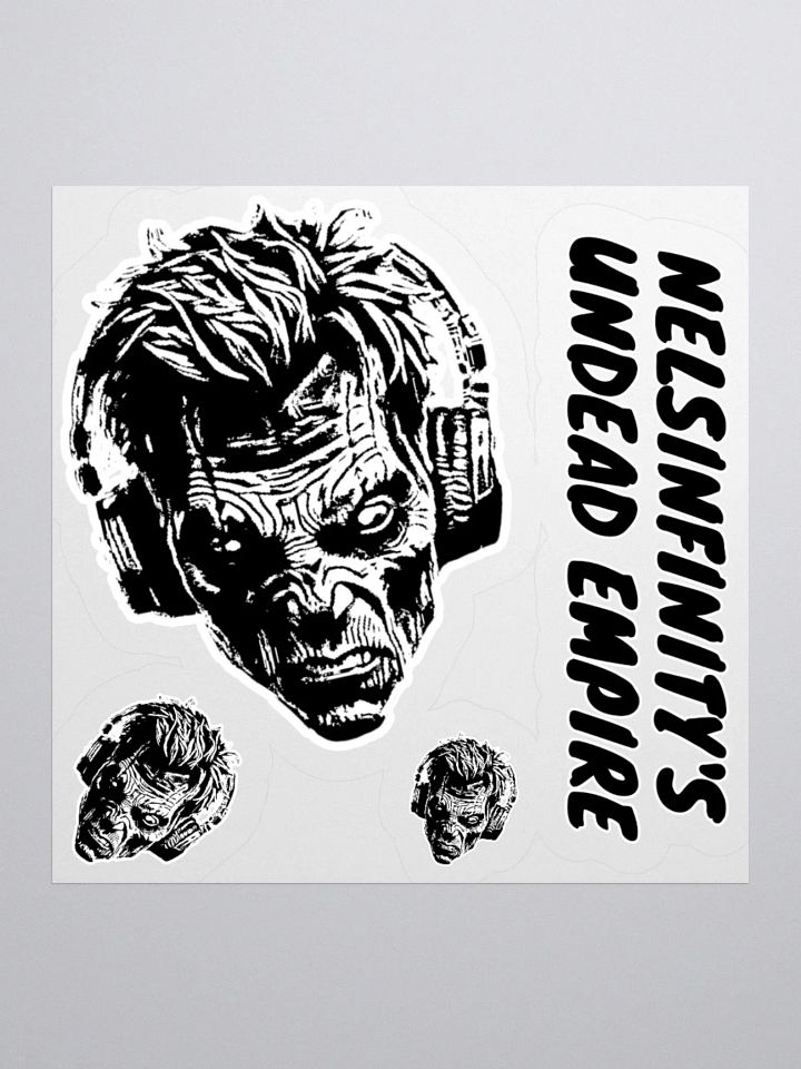 Nels Undead Empire Kiss Cut Stickers (White Edge) product image (2)