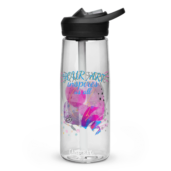 Camelback water bottle with beautiful artistic design 'Your Art inspires us