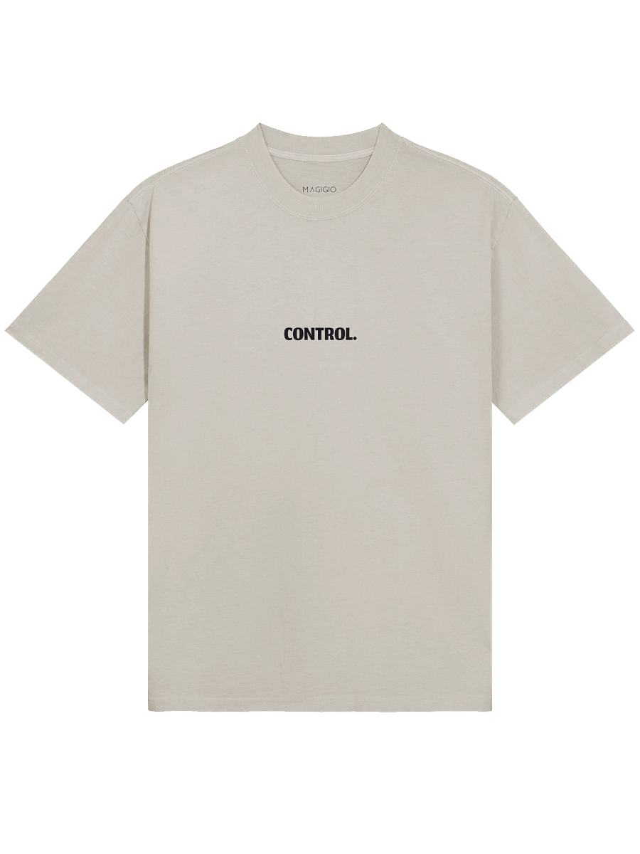 Magigio Death of Chance “Control” Oversized Faded Tee (Black) product image (3)