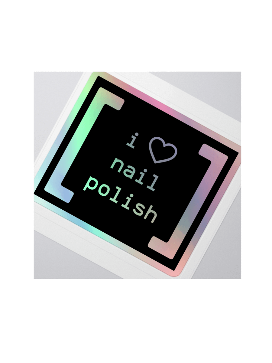 i <3 nail polish: Holo Sticker product image (4)