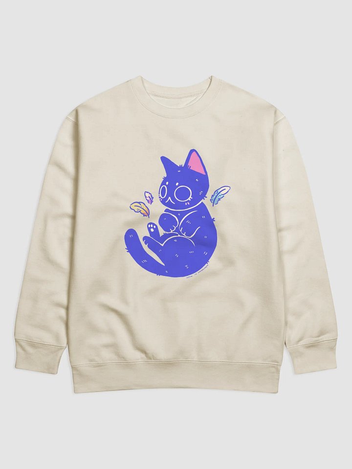 Ash the Midnight Cat Sweatshirt – Kit’s Cats x Smudge Pudge product image (1)