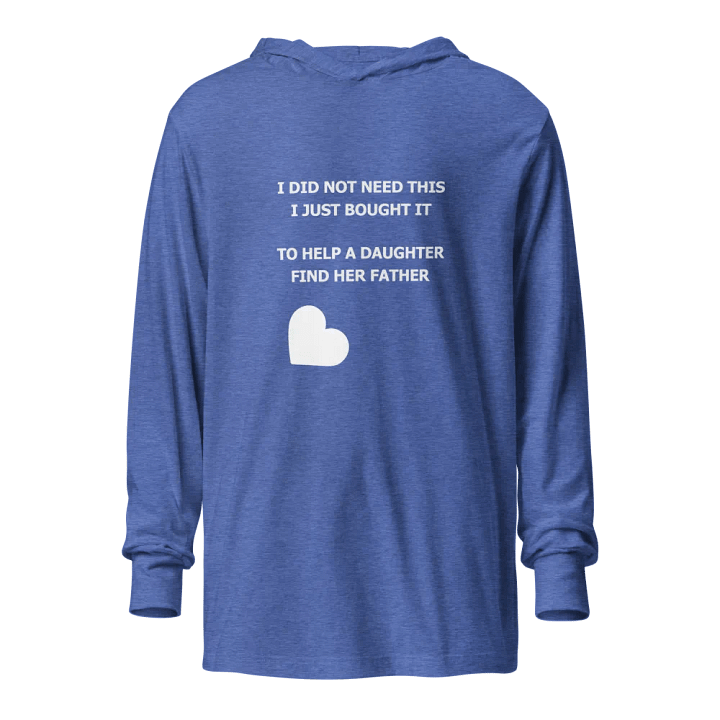 Bella+Canvas Unisex Hooded Long Sleeve Tee product image (1)