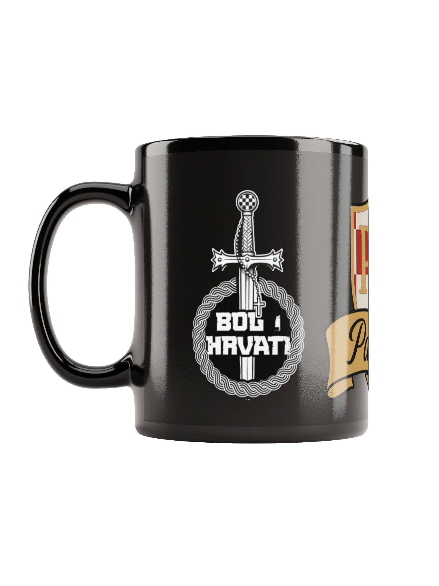 Patriotic Shield Black Glossy Mug product image (11)