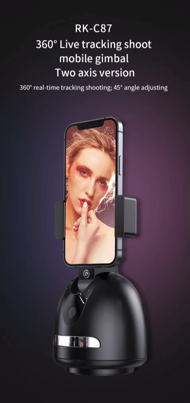 New ProductROTARY | Personalised Automatic Face Tracking Gimbal Stabilizer | Mobile 360 Phone Holder product image (2)