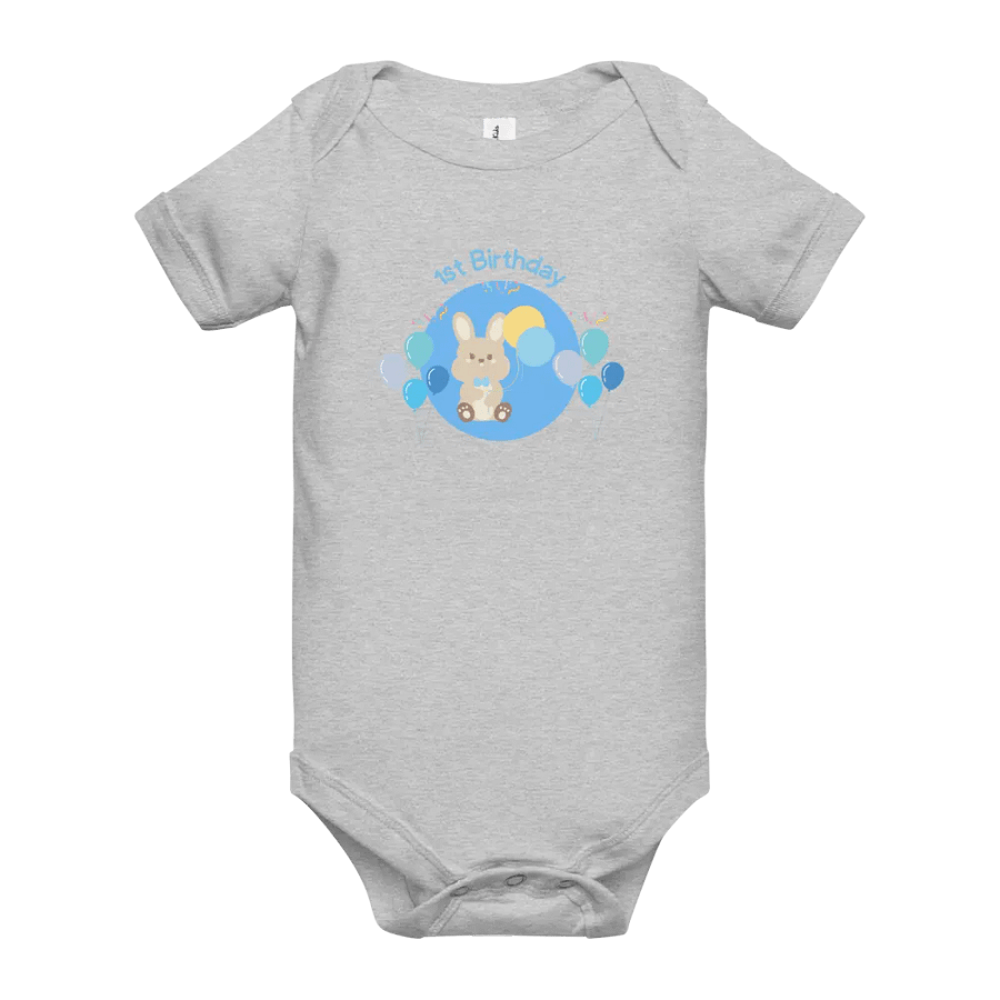 Bunny Balloon Bash Baby Onesie product image (37)