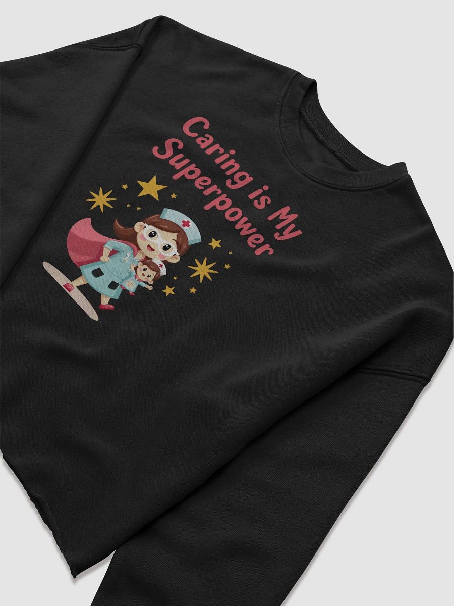 Superhero Nurse Women's Fleece Crop Sweatshirt product image (13)