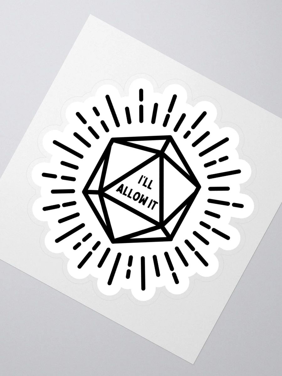 I'll Allow It Kiss Cut Stickers product image (2)