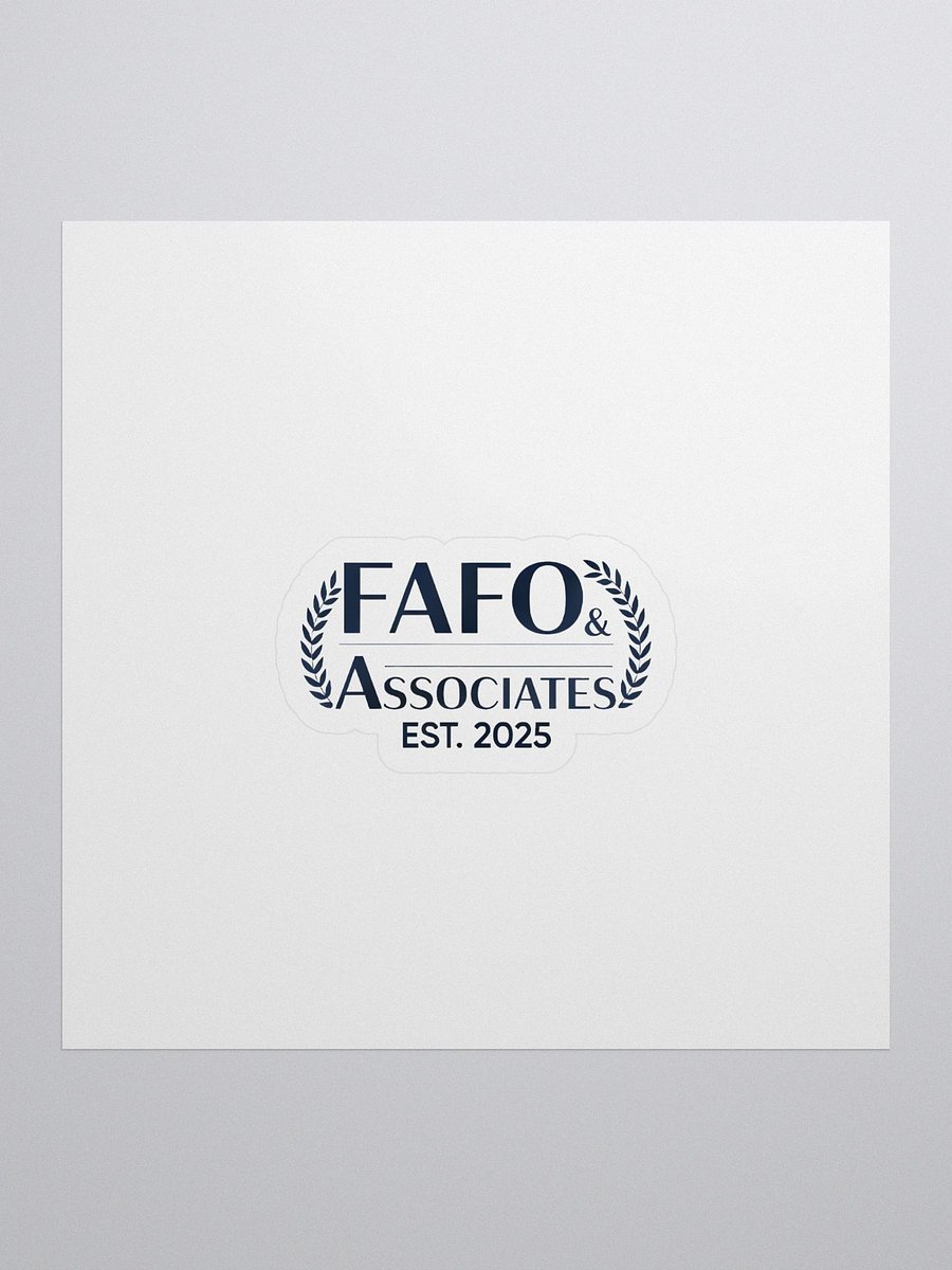 FAFO & Associates Kiss Cut Stickers product image (1)