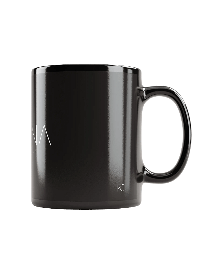 Glossy black color mug - KCLINA product image (2)