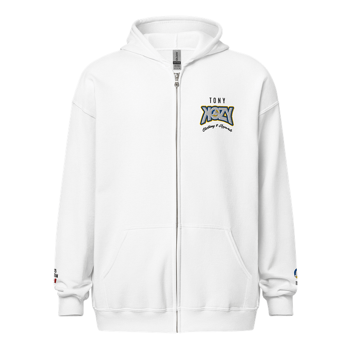 Kustom Zipup Hoodie (White) product image (1)