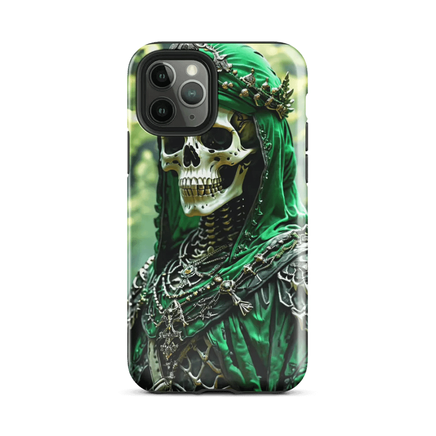 Eternal Ruler iPhone Tough Case – Skeleton King in Regal Green product image (25)