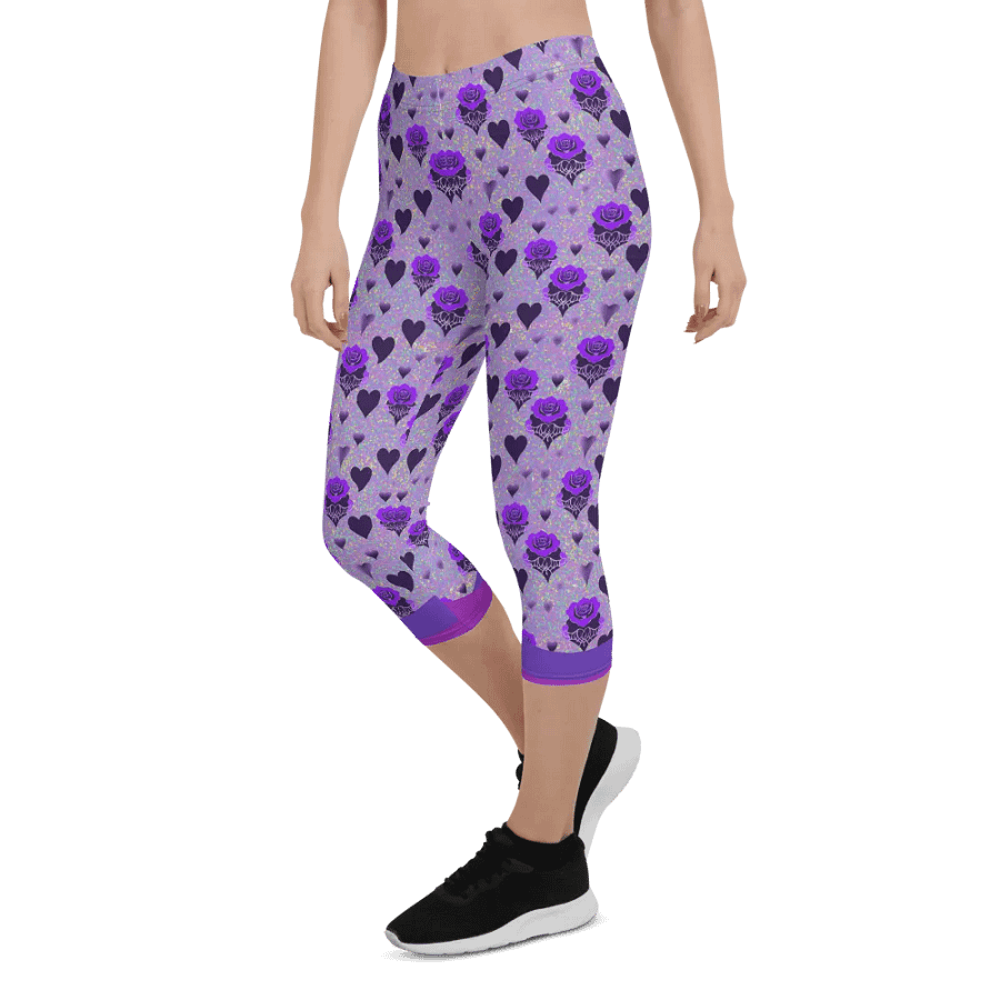 Shadowheart Bloom Iridescent Capri Leggings product image (6)