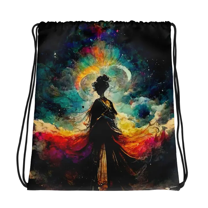 Ethereal Dreams All-Over Drawstring Bag product image (1)