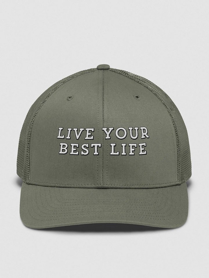 LIVE YOUR BEST LIFE Snapback Trucker Hat product image (1)