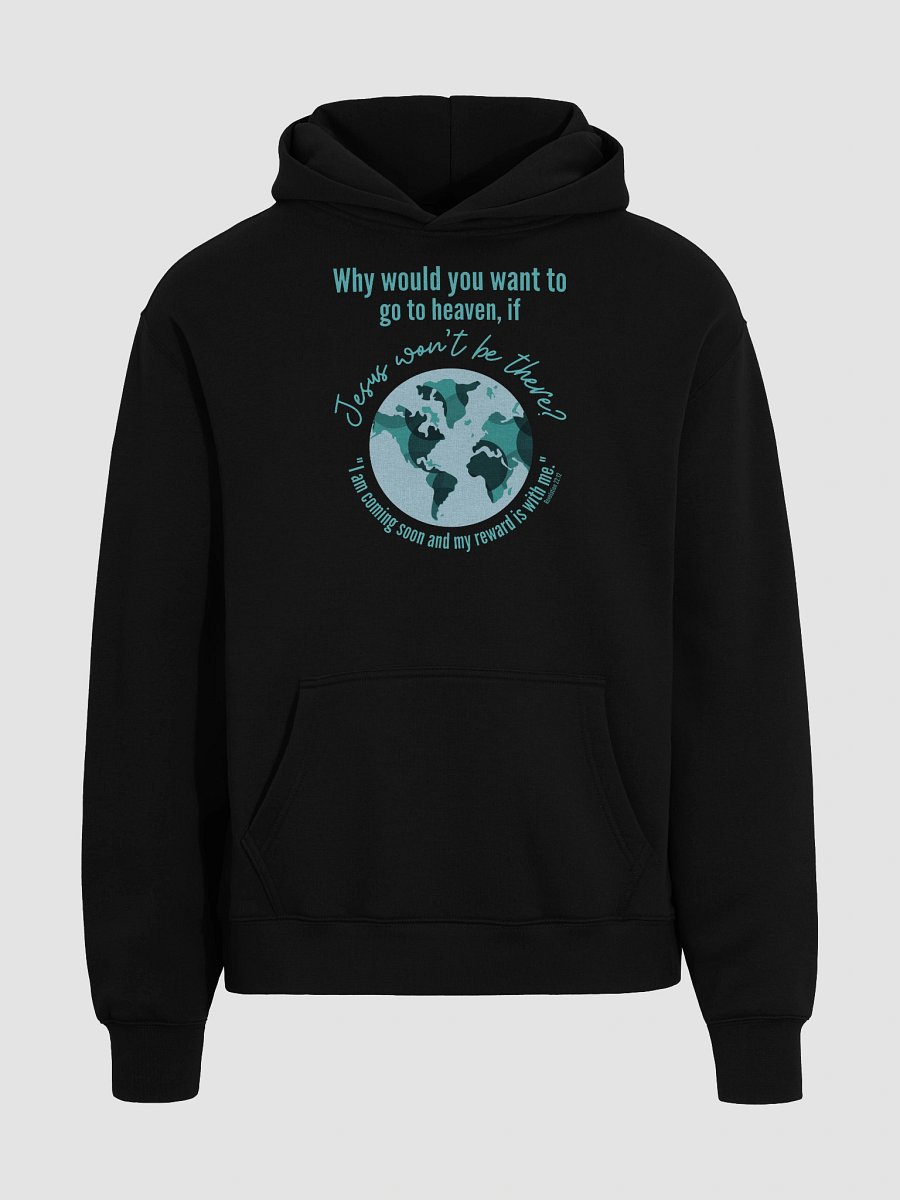 Why go to Heaven Unisex Premium Oversized Hoodie product image (3)