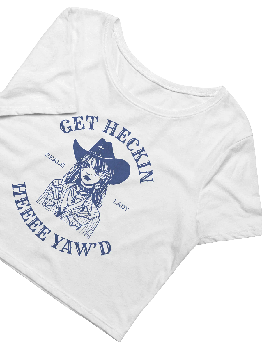 Heeee Yaw Crop Top - Blue product image (3)