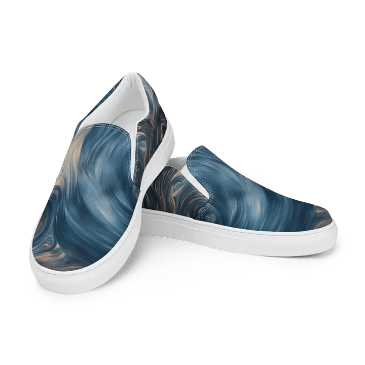 Galactic Swirl Slip-On Canvas Shoes product image (1)