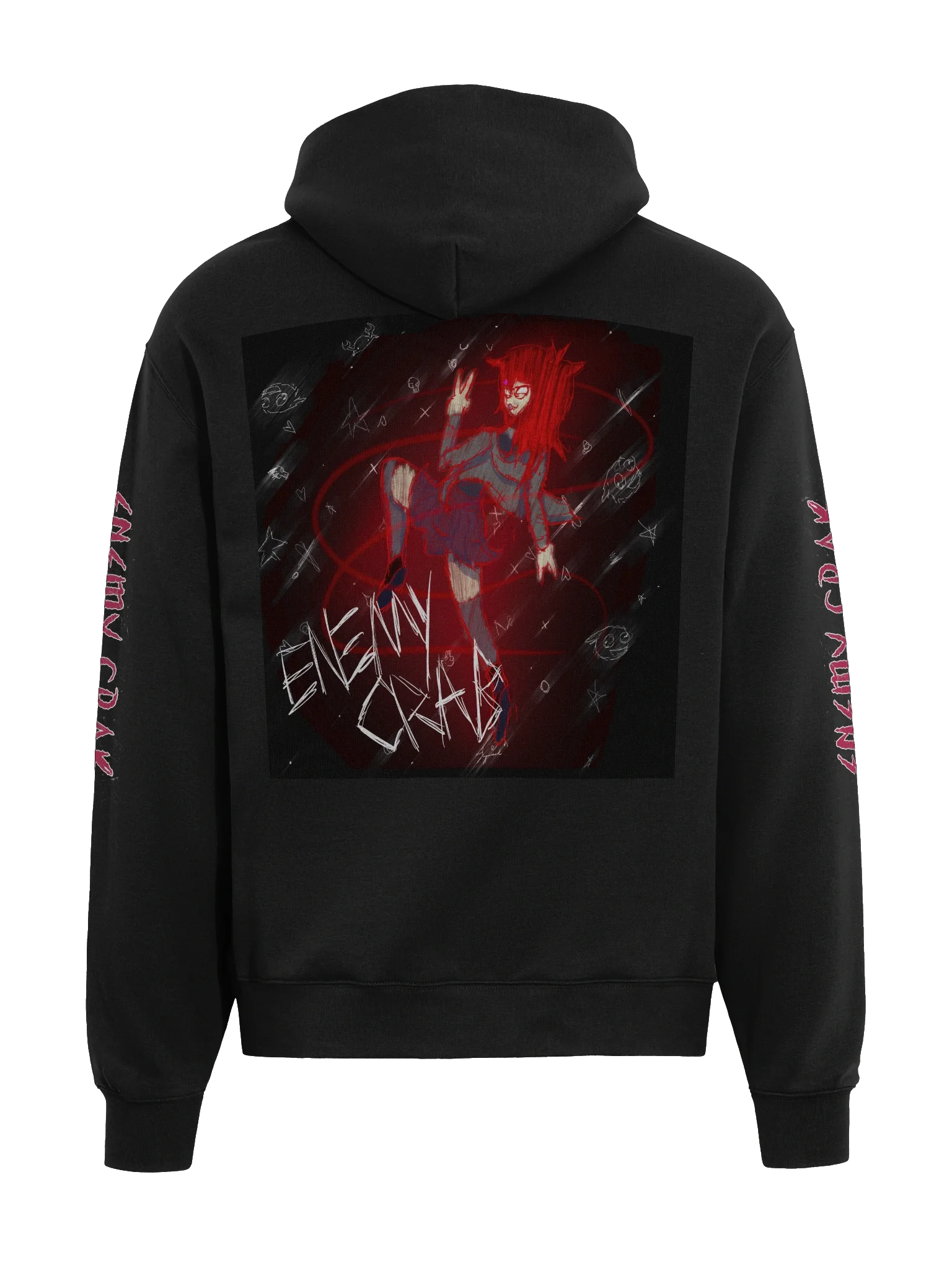 Kianfox Design Enemycrab Hoodie (Black) product image (5)