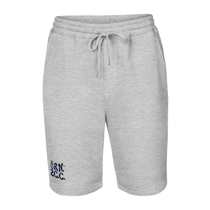 Coastal Lounge Mode | BRN.2C.C.™ | Men’s Fleece Shorts | BOURNE for Comfort™ | Navy Logo product image (1)