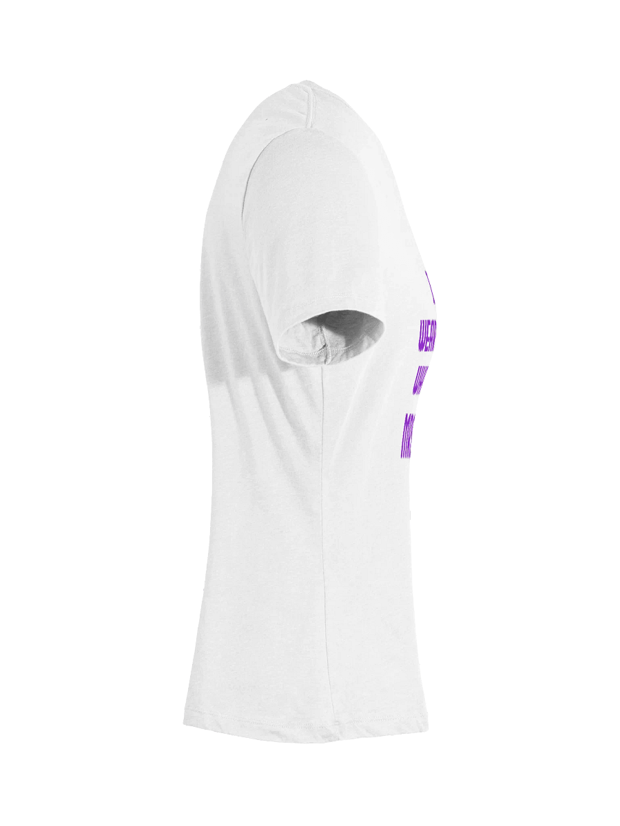 I Don't Wear This Women's V-Neck (Purple Text) product image (60)