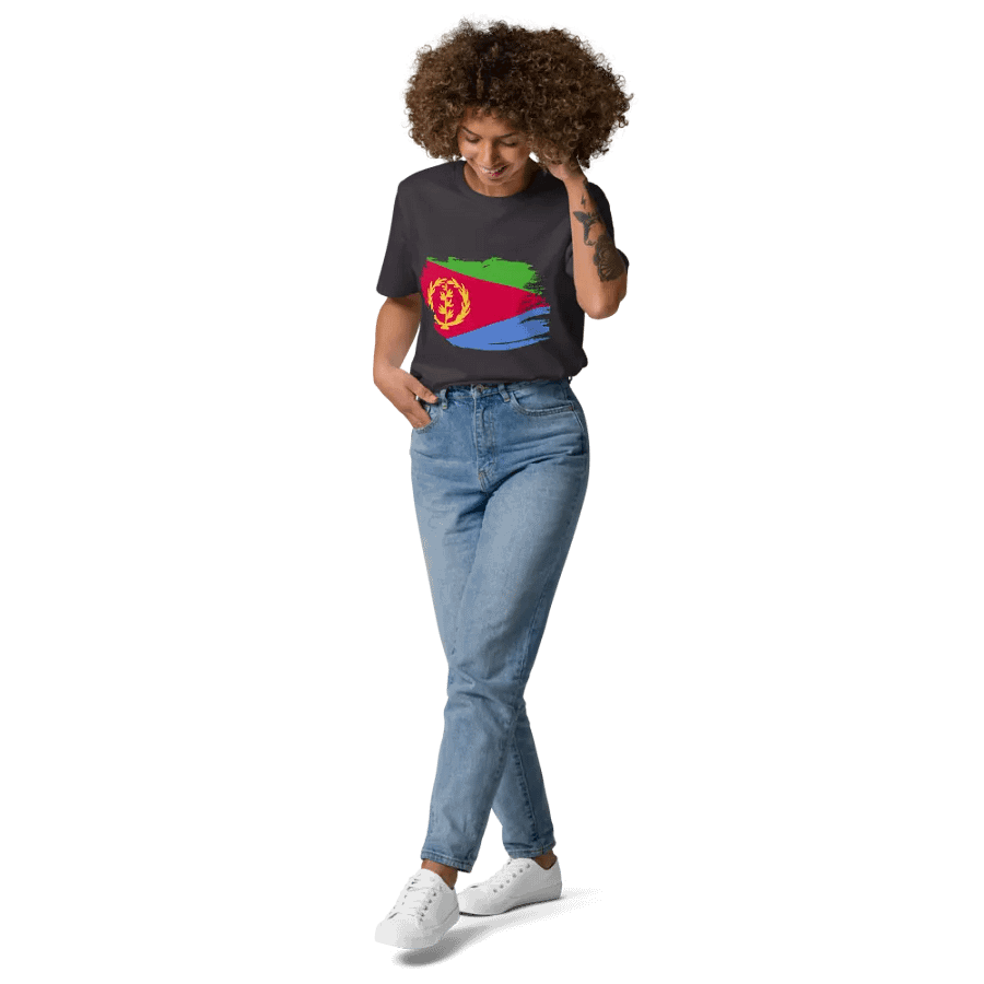 Eritrean Emblem Distressed T-Shirt product image (143)
