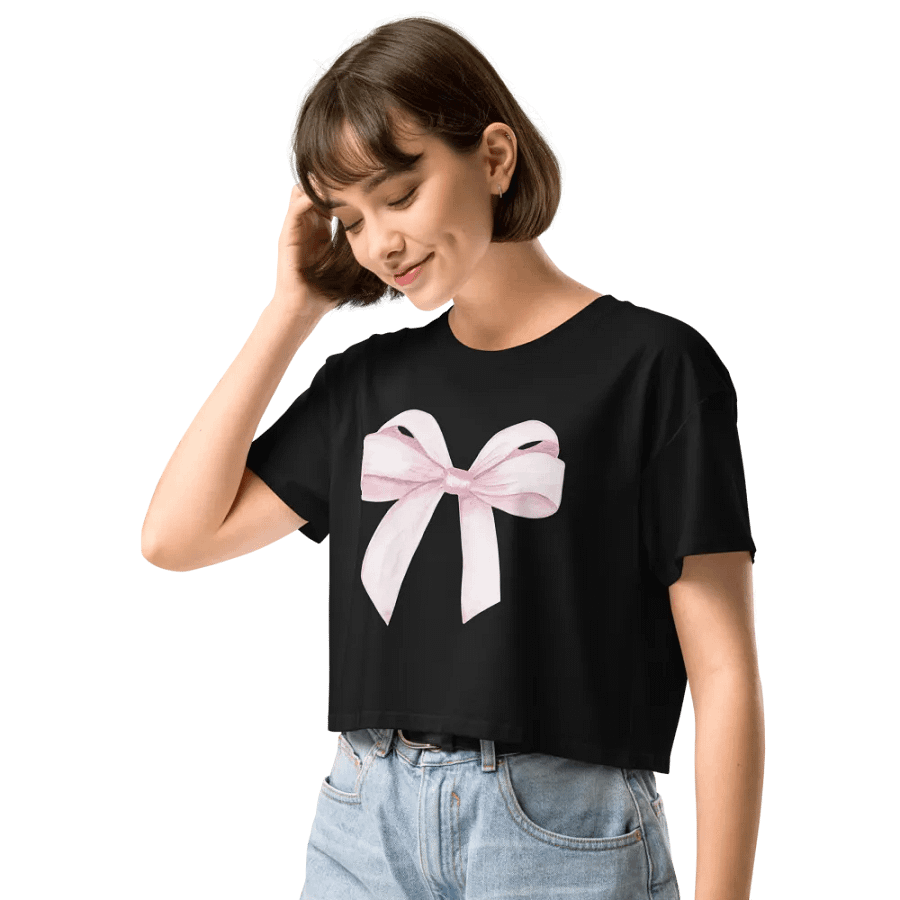 Pink coquette Crop Top product image (6)