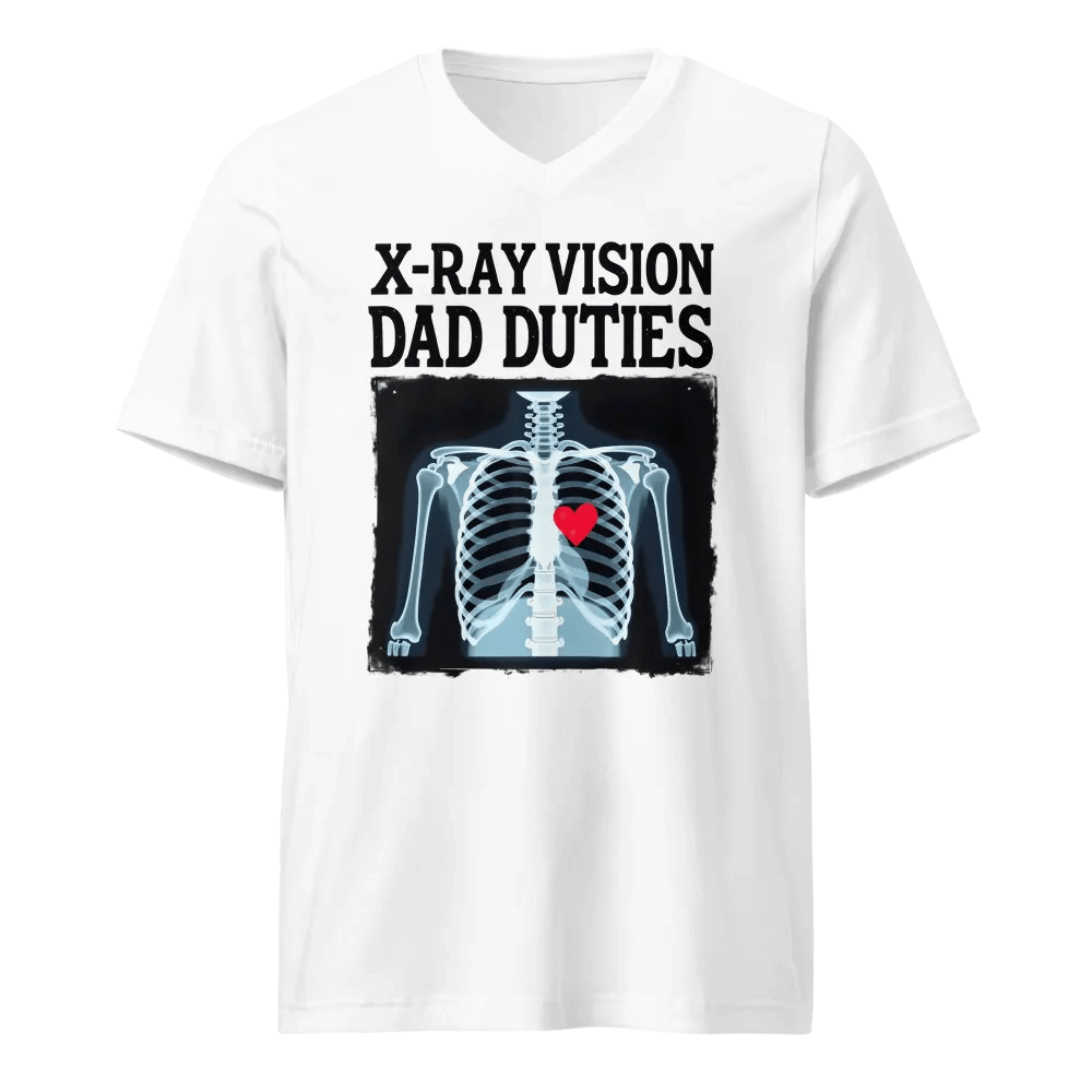 X-Ray Vision Dad Duties V-Neck Tee product image (1)